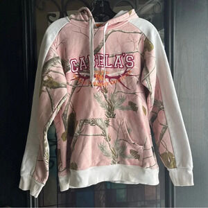 Cabelas pink camo hoodie